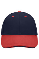 Navy/rood/navy (ca. Pantone 296C
186C
296C)