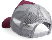 Burgundy / Light Grey