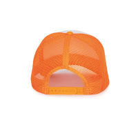 White / Fluorescent Orange